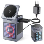 Smart Pixel Art Display – Bluetooth LED Matrix Clock with Custom Animations & Notifications - Image 3