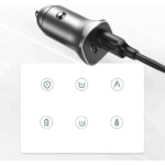 24W Dual USB Fast Car Charger with Type-C – Black (PD Fast Charging) - Image 2