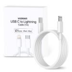 MFi Certified 1M USB-C to Lightning Fast Charging Cable (20W PD Compatible)