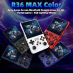 R36S Handheld Game Console – 3.5″ IPS Screen, 64GB, Dual 3D Joysticks - Image 7