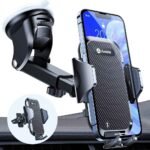 2024 Upgraded 2-in-1 Car Phone Holder – Strong Suction Cup for Dashboard, Windshield & Air Vent - Image 2