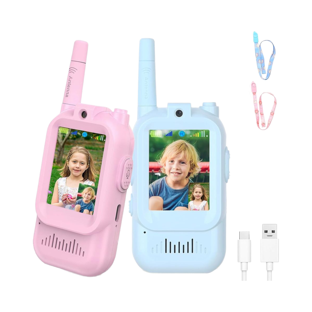 H6647634681344787983ec9a165642053q Kids Video Walkie Talkie – 2.4G WiFi | Shockproof & Lightweight (New Arrival) - Image 1