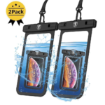 2-Pack Waterproof Phone Case – IPX8 30M Underwater Pouch with Touchscreen & Lanyard