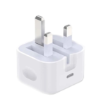 20W USB-C 3-Pin Power Adapter / (Original iPhone Charger) - White