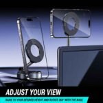Magnetic 360° Car Phone Mount with Strong N54 Magnet – Black - Image 2