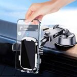 2024 Upgraded 2-in-1 Car Phone Holder – Strong Suction Cup for Dashboard, Windshield & Air Vent - Image 6