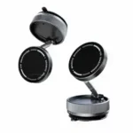 Magnetic 360° Car Phone Mount with Strong N54 Magnet – Black