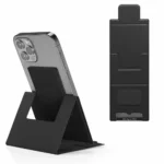 Adjustable Foldable Phone Stand – Desk Holder for iPhone, Samsung, Xiaomi & HONOR (Black) - Image 2