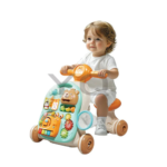 4-in-1 Baby Walker & Scooter Motorcycle Style Activity Center