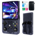 R36S Handheld Game Console – 3.5″ IPS Screen, 64GB, Dual 3D Joysticks
