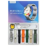 WS-85 Ultra2 7-in-1 Smartwatch Pro Set – Silver Edition - Image 3